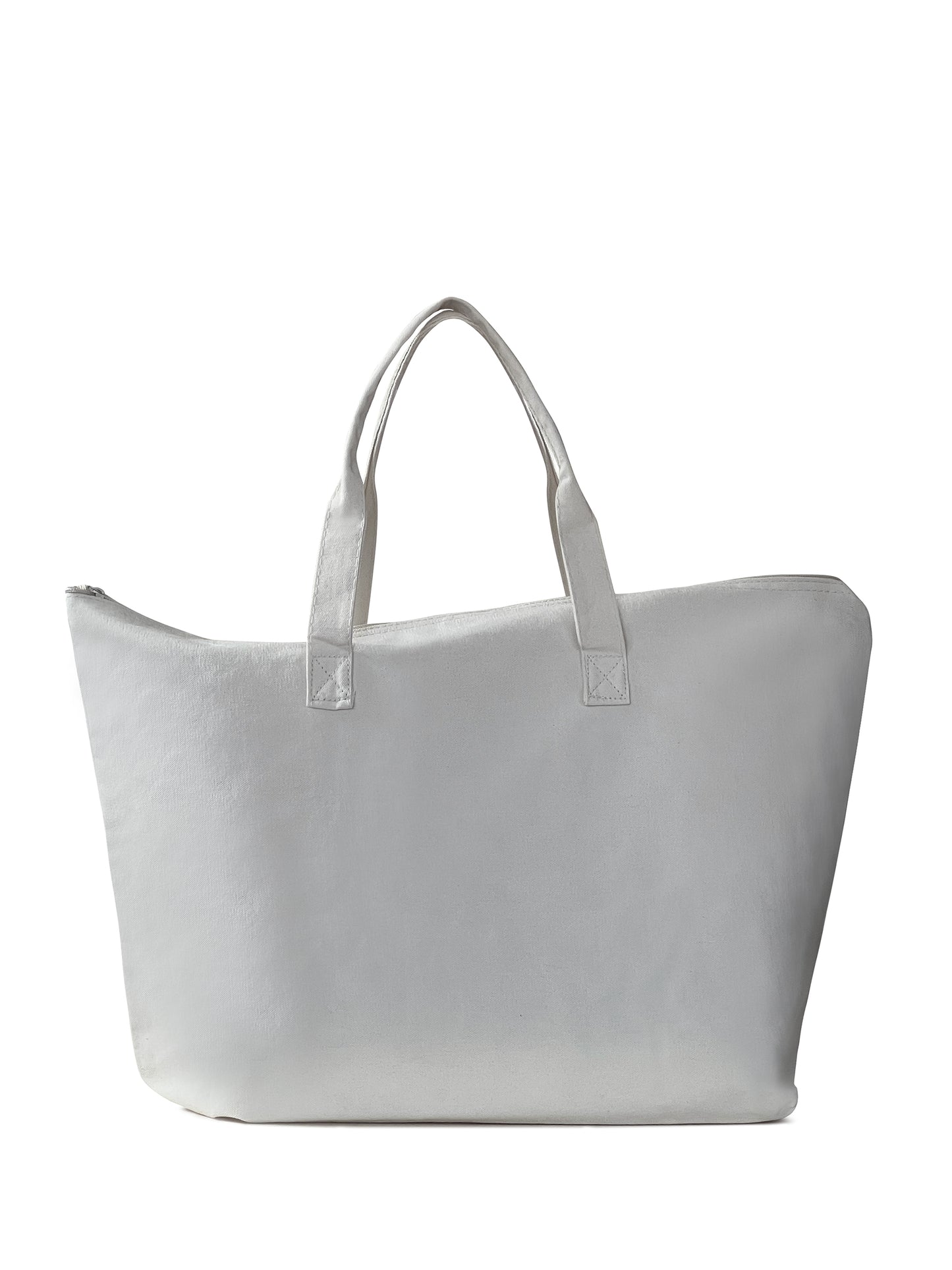 Wholesale Cotton Canvas Tote with Zipper Top Closure