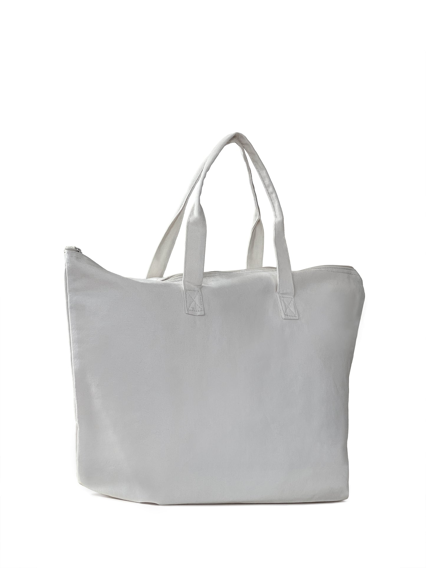 Wholesale Cotton Canvas Tote with Zipper Top Closure