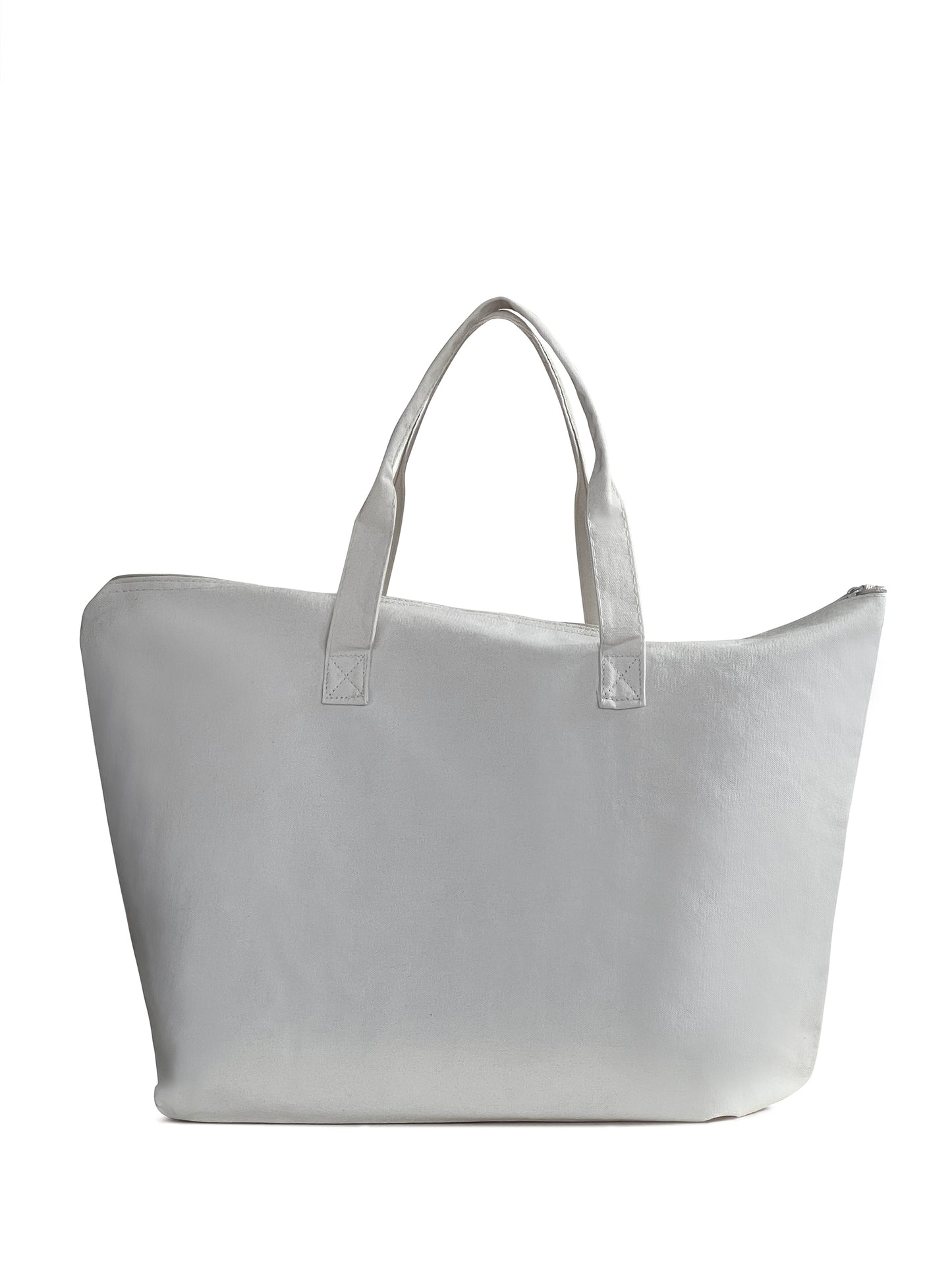 Wholesale Cotton Canvas Tote with Zipper Top Closure