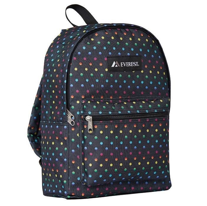 multi-dot-colored-front-pocket-backpack