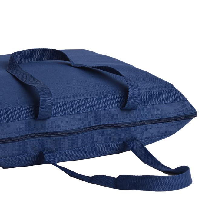 Large Zippered Polyester Tote Bag