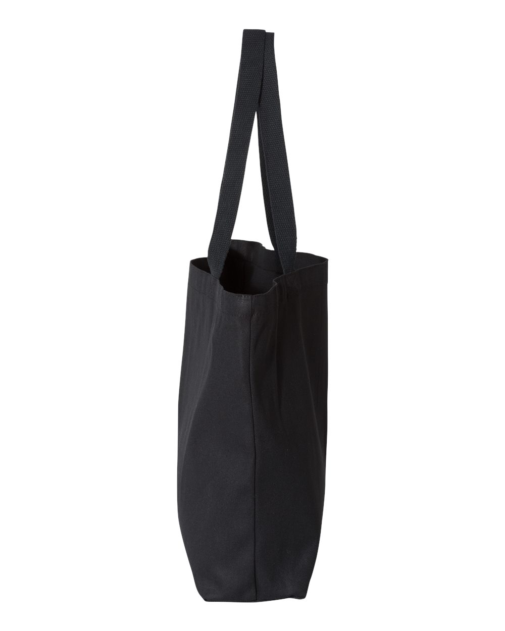 side bottom gusset large canvas tote bag