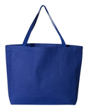 bridal cotton canvas tote bag with full gusset