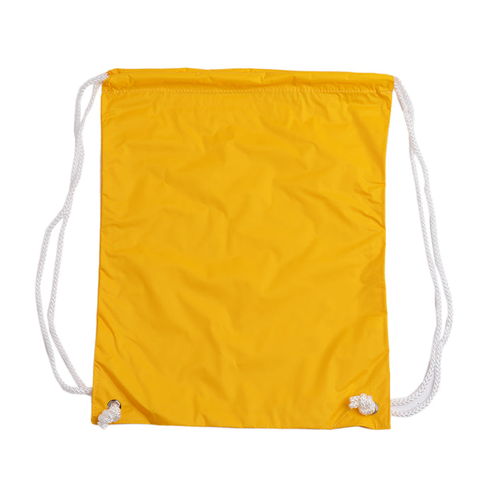 Promotional White Drawstring Sport Backpack