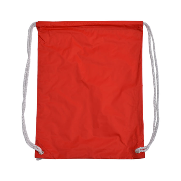 Customized White Drawstring Sport Backpack