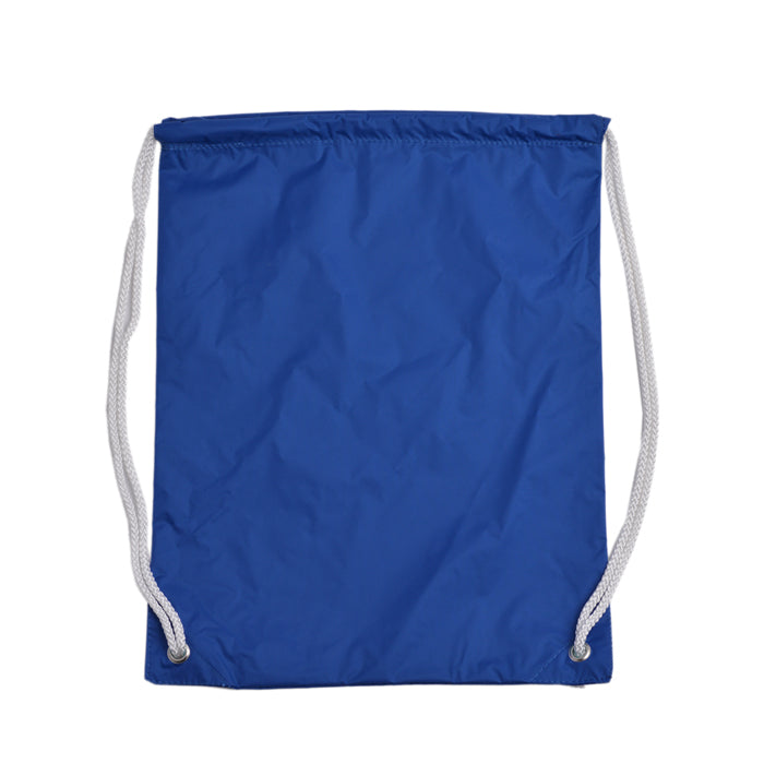 White Drawstring Sport Backpack in Bulk