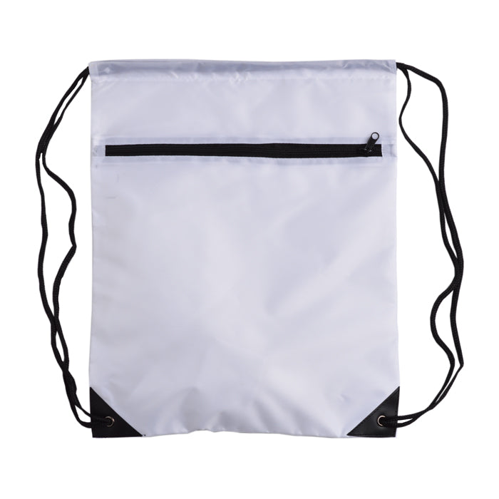 Fitness Zipper Drawstring Backpack