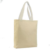 plain cotton tote bag with gusset