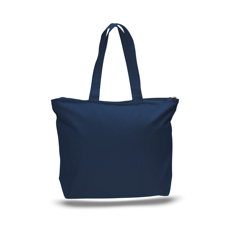 Cotton canvas large tote bag