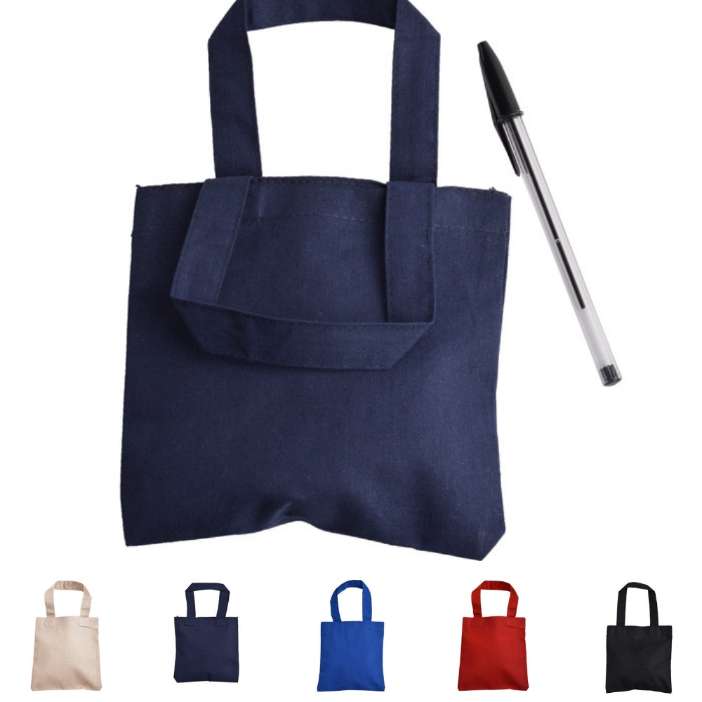 Cotton Wholesale Mini Gift Tote Bags