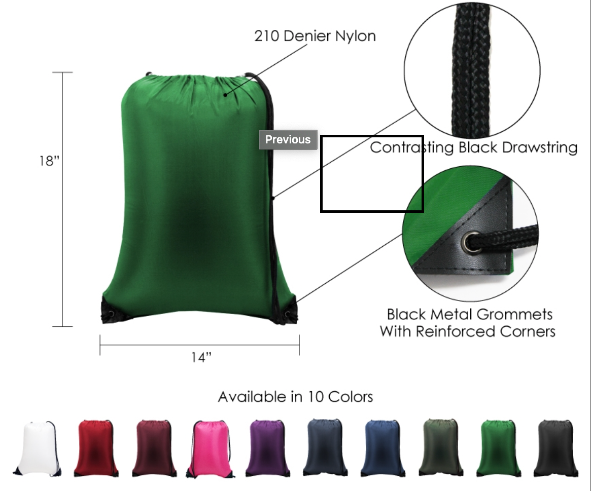 Wholesale Value Drawstring Bags Backpack