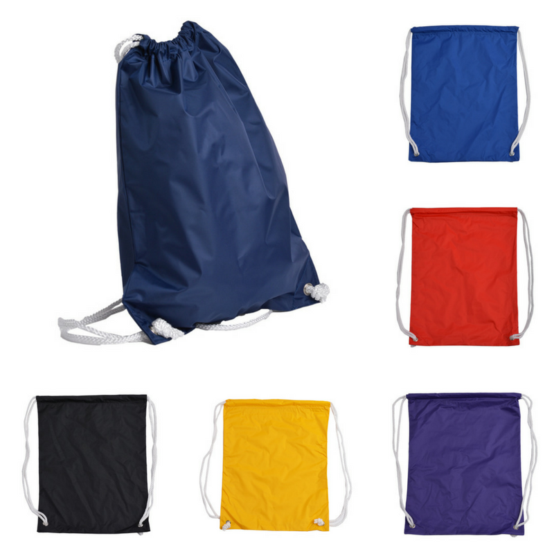 Cheap White Drawstring Sport Backpack