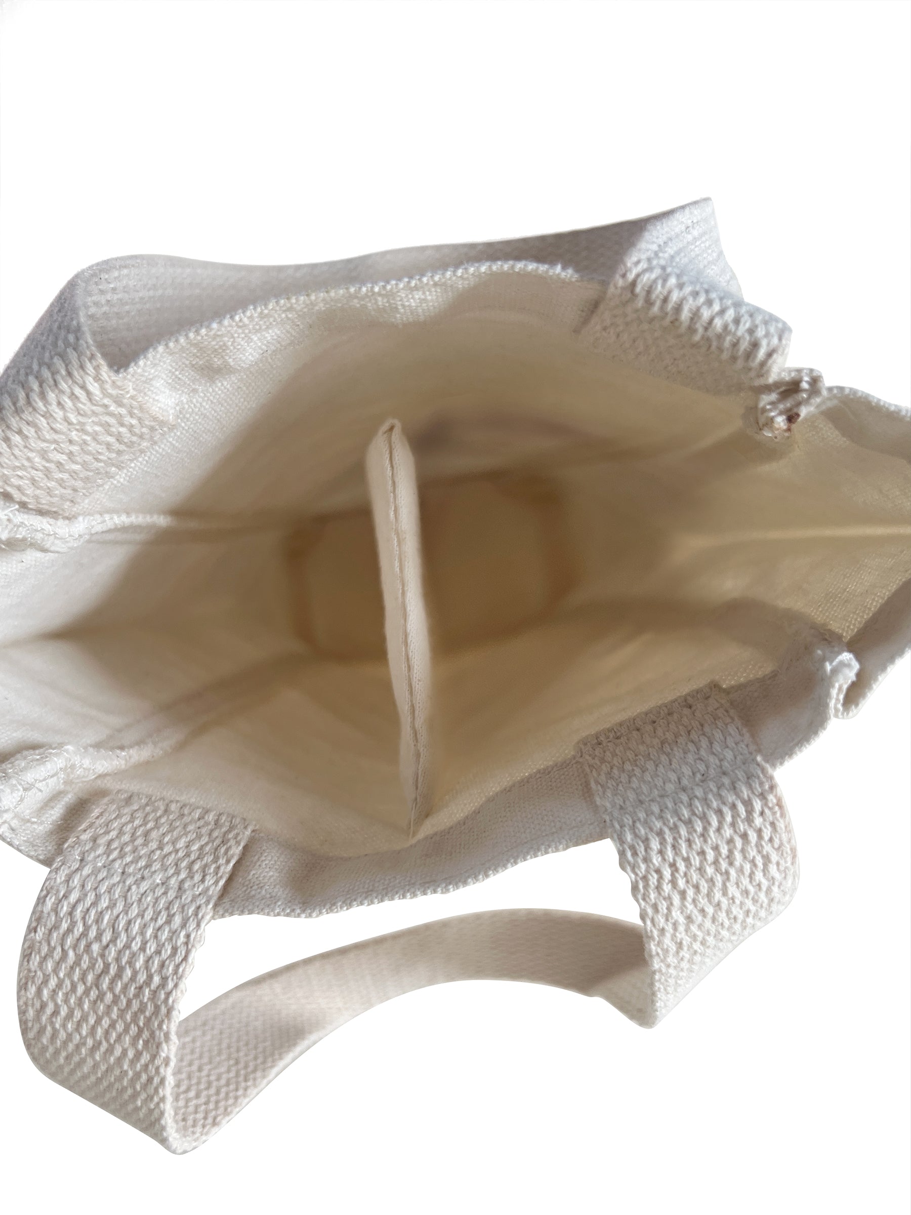 canvas wine tote bag 2 bottle 