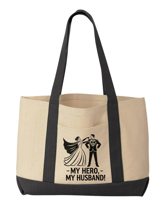 Heavy Canvas Leeward Boat Tote Bag