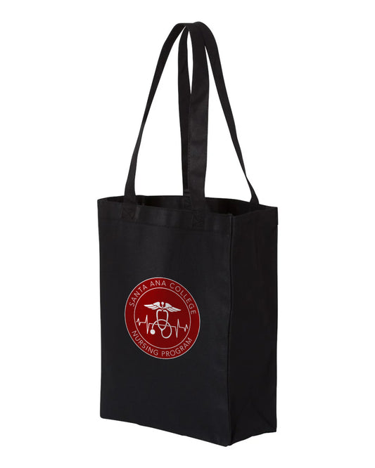 Canvas Gusseted Shopping Tote