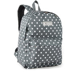 polka dot large compartment kids school backpack