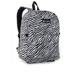 zebra design school backpack for college students
