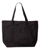 Wholesale extra large boat tote bag with zipper closure