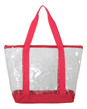See thru large tote bag pvc clear grocery school tote bag
