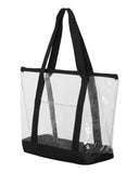 promotional school clear boat tote bag 