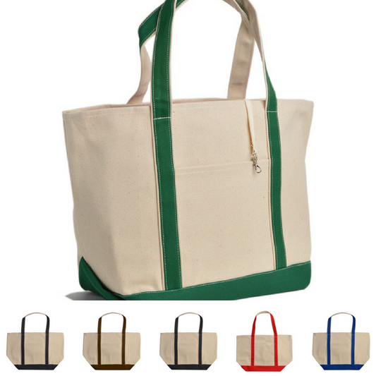  XL Cotton Canvas Boat Tote wholesale promotional