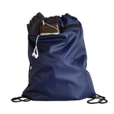 Sport Zipper Drawstring Backpack