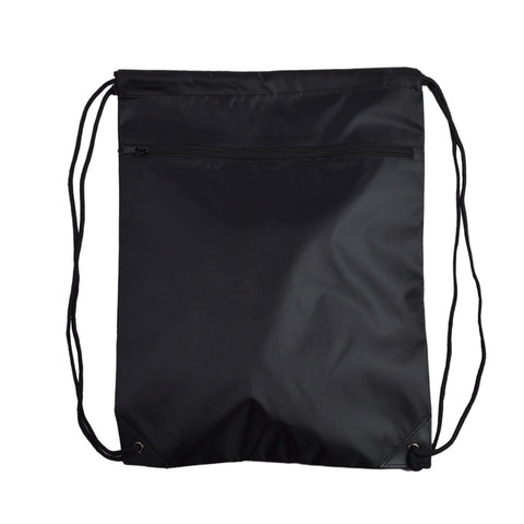 Promotional Zipper Drawstring Backpack