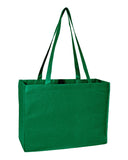 Non-woven tote bag with gusset