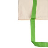 Economical Cotton Tote Bag With Colored Handles Promotional Customization Screenprint Wholesale