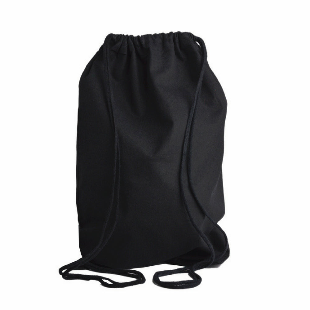 Customization Cotton Canvas Drawstring Backpack