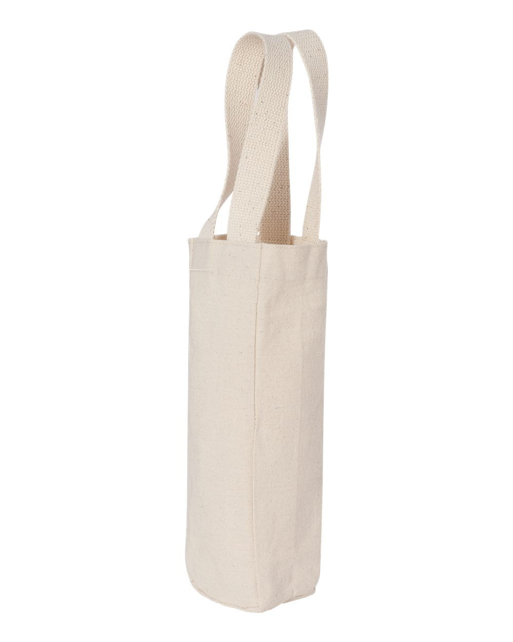 Cotton Canvas Wine Tote Bag