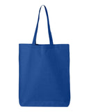 Economical Cotton Gusseted Tote Bag Royal Wholesale Customization