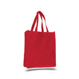 Large Heavy Cotton Tote Bag with Full side and bottom gusset
