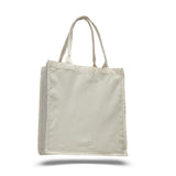 Natural Canvas Full Gusset Tote