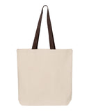 wholesale canvas tote with enforced color handles