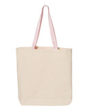 promotional color handle tote bag