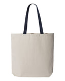 Cheap Canvas Tote Bag With Color Handles